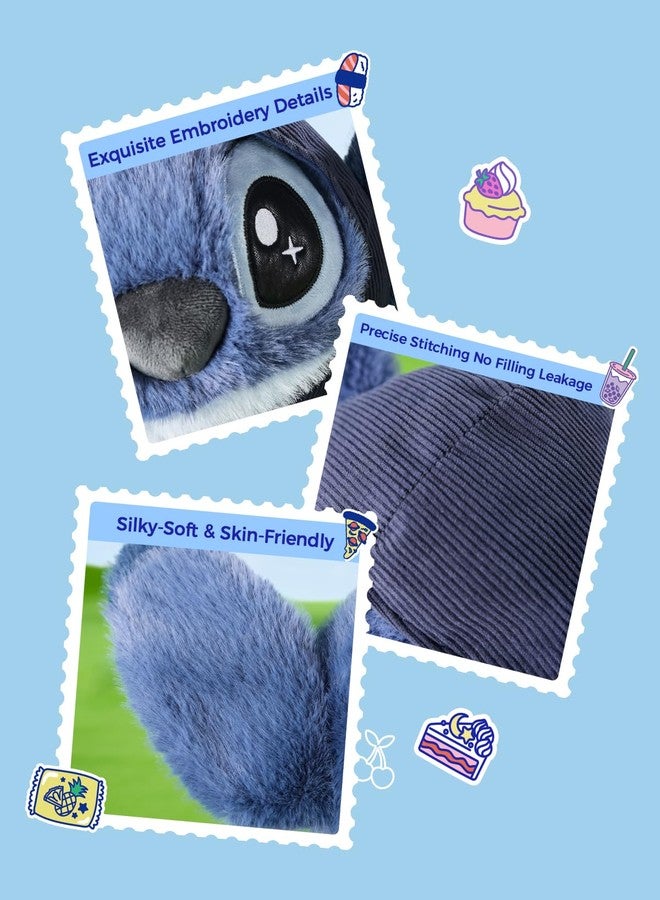 MINISO Disney Lilo & Stitch Collection 14'' Sitting Stitch Plush Toy - Soft Plush Toy Premium Quality Stuffed Animal Gift for Kids, Boys, Girls, Adults & Disney Fans(Hoodie Styles) - Image 4